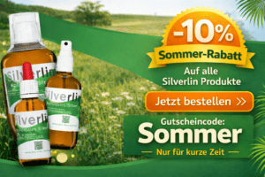Sommer Rabatt Aktion für Silverlin kolloidales Silber – hochwertiges Silberwasser kaufen mit geprüfter Reinheit und optimaler ppm Konzentration
