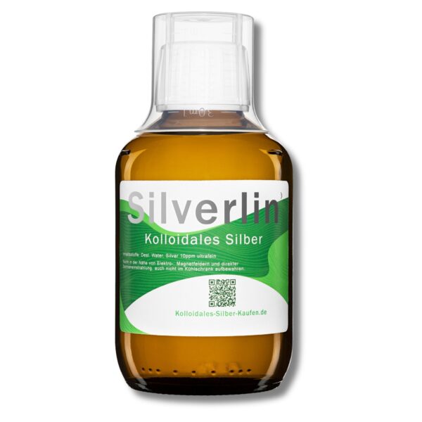 Braunglasflasche kolloidales Silber 200 ml, 10 ppm